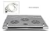 USB Business Notebook Cooler Pad with 3 Built-in Fans Laptop Stand