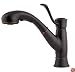 Price Pfister 534-7RDY Picardy Single Handle Kitchen Faucet with Pull Out Spray, Tuscan Bronze