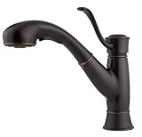 Price Pfister 534-7RDY Picardy Single Handle Kitchen Faucet with Pull Out Spray, Tuscan Bronze