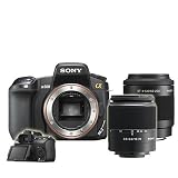 Sony Alpha 300 SLR-Digitalkamera (10 Megapixel) Kit inkl. Sony SAL 18-70 und 55-200 Kit Objektiv