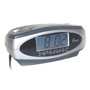 Equity Time 44100 LCD Insta-Set Clock Radio by 