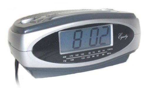 EQUITY 44100 Insta-Set Clock 1 LCD