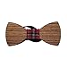 Hello Tie Men's Original Wood Color Wooden Bowtie Creative Present