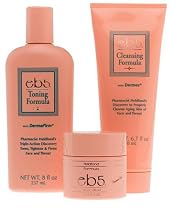 eb5 Gift Set, Facial Cream (2 Ounce), Cleansing Formula (6.7 Ounce) and Toning Formula (8 Ounce)