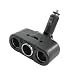 Duragadget 12v In Car 3 Way Triple Multiple 1 to 3 or 3 to 1 3 / 2 Outlet Cigar Cigarette Lighter Socket Adapter
