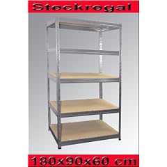 Steckregal Schwerlastregal Variado 176x90x60 cm 5 B�den mit 200 kg pro Boden von nol-trading