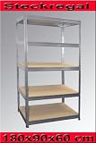 Steckregal Schwerlastregal Variado 180x90x60 cm 5 B�den mit 175 kg pro Boden von nol-trading