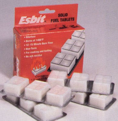 Esbit Solid Fuel Tablets, 12 pieces, 14g each