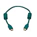 HDMI 1.3a Cable 28AWG - 1.5ft w/Ferrite Cores (Gold Plated Connectors) - GREEN