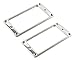 Allparts PC-0741-010 Chrome Flat Profile Humbucking Pickup Ring Set