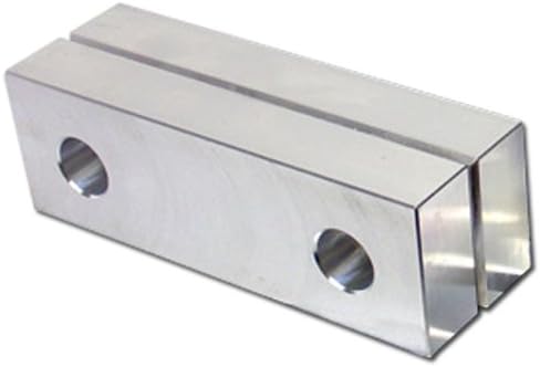 AccuJaws 6AJV6251A 2 Piece Aluminum Jaws Set for 6" Kurt Style Vises, 6" Length x 1" Width x 2-1/2" Height