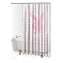 PINK DOT PLAYBOY BUNNY vinyl SHOWER CURTAIN bath NEW