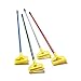 Rubbermaid FGH14600 Invader Side Gate Wet Mop Fiberglass Handle with Large Yellow Plastic Head, 60" Length, Blue