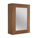 Plantation Teak Medicine Chest with Mirror