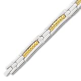 Stainless Steel 10 Mm Mens Link Bracelet - 8.5 Inch