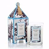 Seda France Classic Toile Pagoda Box Candles 14oz,Japanese Quinc