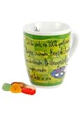 Berufstasse Optiker gefüllt mit Fruchtgummi