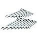 SK 87018 18-Piece SuperKrome Fractional/Metric Combination Wrench SuperSet