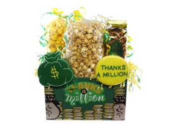 Thanks a Million Gift Basket - Gourmet Popcorn Creation by America