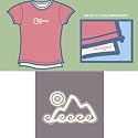 Life is Good Wmn"Native Mountain"LayTee- S- Choc CLEARANCE
