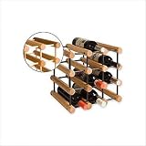 J.K. Adams MWR Wine Storage Rack Wine Rack: 40 Bottle, Natural