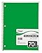 Mead Spiral Notebook, 1 Subject, College Ruled, Green (72209)