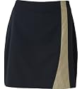 EP Pro Women's 19 in skort wtih Contrast Metallic Mesh Blocking (COLOR: Black, WOMENS SIZE:16)