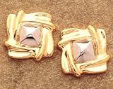 14KT Two-Tone Gold Cuff Links