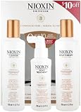 Nioxin Starter Kit 3 - For Fine Hair | Chemically Enhanced | Normal to Thin-Looking Hair 3 Piece Set