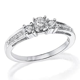 Diamond Engagement Ring 1/2ctw by 