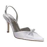 Mossimo White Haidee Satin Bow Heel - 6