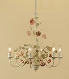 Rambling Rose 6 Light Chandelier