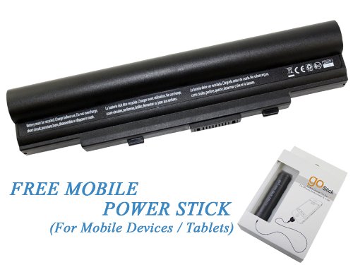 Asus U50A-RBBML05 Laptop Battery - Powerwarehouse replacement with above-board Mobile Power Stick