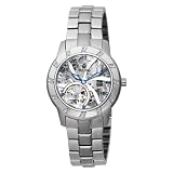 Bulova Women's 96R120 Diamond Accented Case Bracelet Silver Dial Automatic Watch