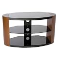 PEERLESS POR900WA Stand For LCD TVs Up To 37" 3 Glass Shelves Walnut