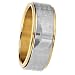 Inox Lord's Stainless Steel Prayer Ring Which Is Also a Spinner This Ring Has An Entire Lord's Prayer Etched Into The Spinning Steel Surface The Bottom Ring Layer Has a Gold PVD Surface - Size 14