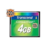 Electronics : Transcend 4GB Ultra-Speed 120x CompactFlash Card - Green (TS4GCF120)