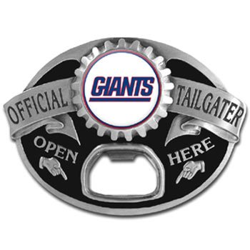 New York Giants NFL Bottle Opener Tailgater Belt Buckle