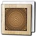 Blue Glow Love Flower - 6 Inch Tile Napkin Holder