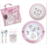 Baby Cie Ballerine dancer Ballerina 5 piece lunch set with tray  beaker  fork  spoon and bowl