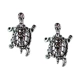 Stud Earrings Sterling Silver -Turtles