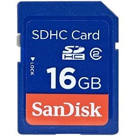 SanDisk 16 GB Class 2 SDHC Flash Memory Card SDSDB-016G-A11 by 