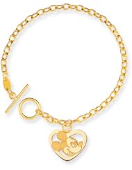 Disney Yellow Gold Mickey Mouse Bracelet