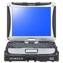 Panasonic Toughbook 19 Touchscreen PC version - Core 2 Duo SU9300 / 1.2 GHz - Centrino 2 with vPro - RAM 2 GB - HDD 160 GB - GMA 4500MHD - cellular modem - Gigabit Ethernet - WLAN : Bluetooth 2.0 EDR, 802.11 a/b/g/n (draft) - TPM - Vista Business / XP Pro downgrade - pre-installed: Windows XP - 10.4" TFT 1024 x 768 ( XGA )