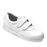 Drew Shoe Women’s Paradise II Velcro Walking Shoe,White Calf,5 M US