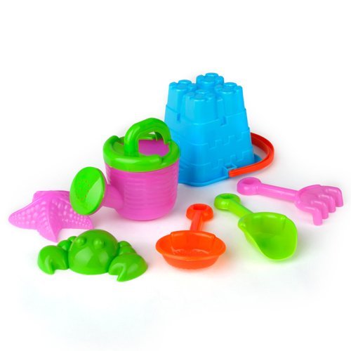 Beach sand and water play Game 7 Mini-PCs, can distinguish colors