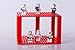 Strictly Briks Compatible with Lego Classic Stackable Baseplates, Building Bricks for Towers, Shelves, and More, 100% Compatible with All Major Brands, Red, 4 Base Plates & 30 Stackers, 6x6 Inches