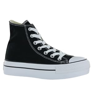 Converse CT Platform Black White Womens Trainers Size 5 US