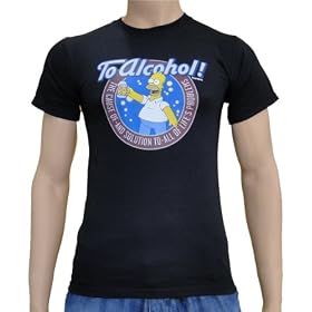The Simpsons - To Alcohol T-Shirt S-XL