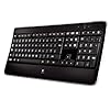 Logitech Wireless Illuminated Keyboard K800 Clavier sans-fil R�tro�clairage ajustable Syst�me de touches PerfectStroke Azerty Noir